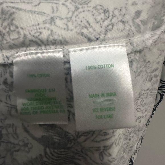 LILLY PULITZER Hayes Supima Cotton Onyx Bell Sleeve Shift Dress | Small - Picture 10 of 11